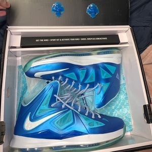 Lebron X+ Blue Diamond